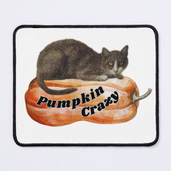 Item preview, Pumpkin Crazy Fall Gifts for Cat Lovers designed and sold by alczar.