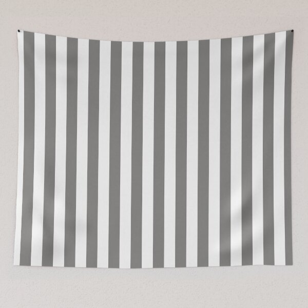 Item preview, Grey White Vertical Stripes Pattern designed and sold by PatternTitan.