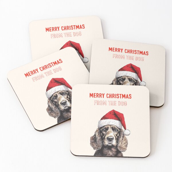 Item preview, Merry Christmas From The Spaniel Dog designed and sold by Adam Regester.