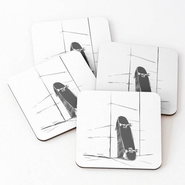 Item preview, Minimalist Skateboard Simple Illustration designed and sold by BestChooseArt.