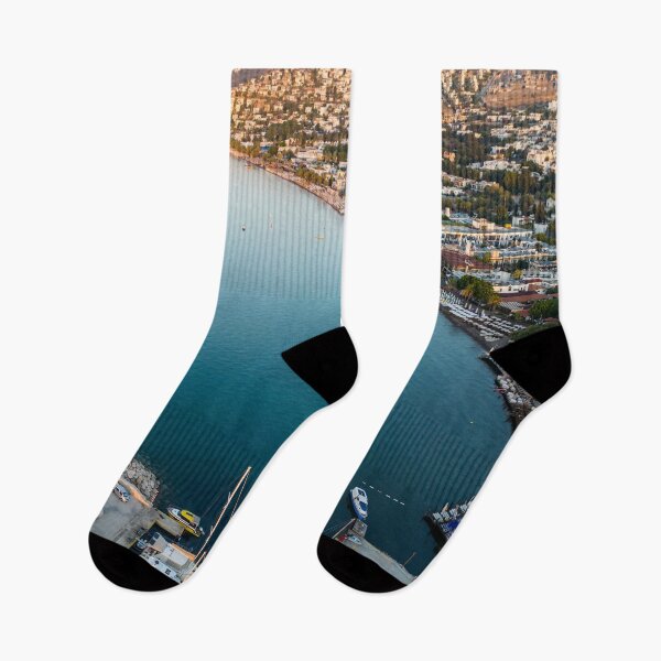 Item preview, Bodrum Morning Sunrise Aerial View designed and sold by Londonimages.