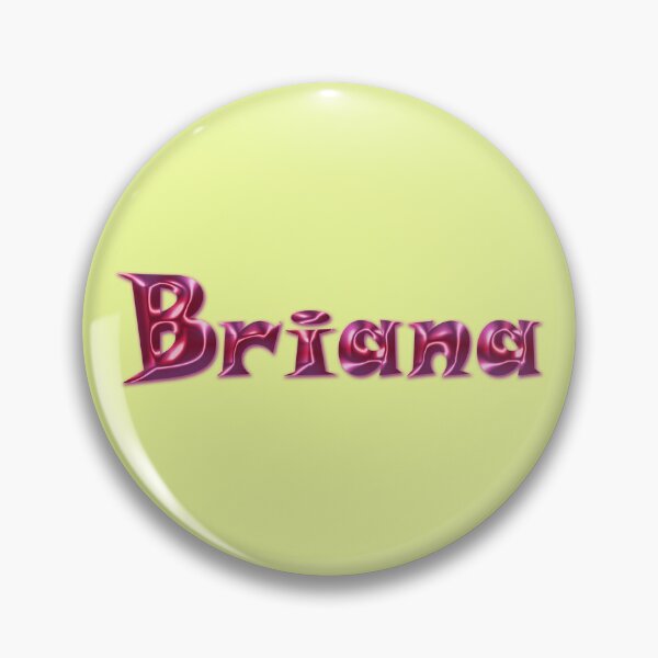 Item preview, Briana Name Design - Pink Satin Lettering :) designed and sold by Myriel-Myriel.