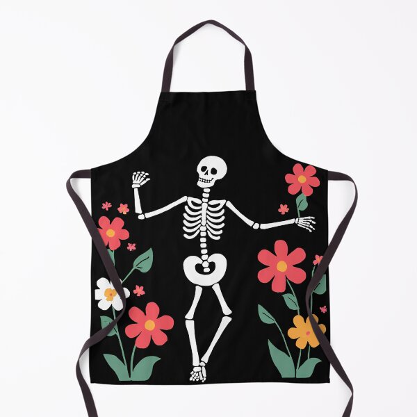Item preview, Skeleton Dancing, Skeleton and Flowers designed and sold by DotisDreams.