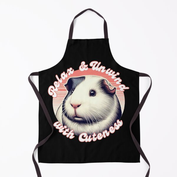 Item preview, Relax & Unwind with Cuteness Retro Guinea Pig – Vintage Cavy Lover Design designed and sold by mARTaCreation.