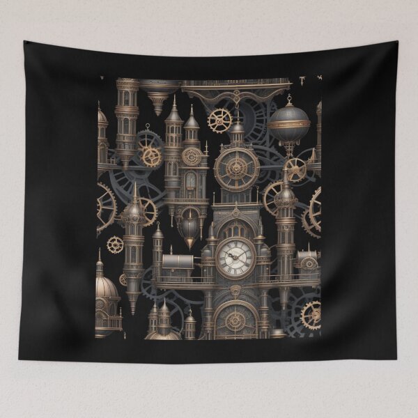 Item preview, Steampunk  Mechanical City designed and sold by Digitayaa.