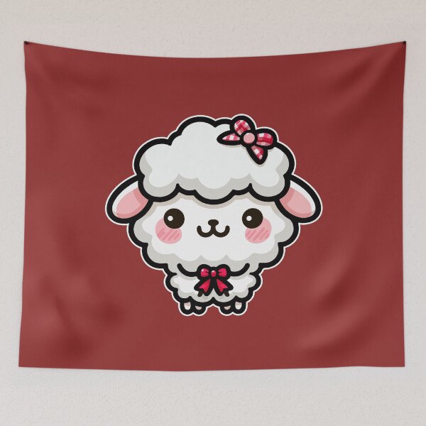Item preview, Kawaii Cute Sheep 4 | Pet and Animals for Men and Women t-shirt designed and sold by panchiTWO.