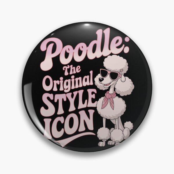 Item preview, Cute Design for Poodle Owners: The Original Style Icon designed and sold by Davideus.