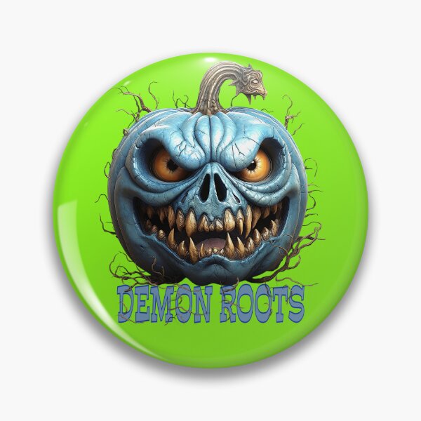 Item preview, Demon roots, a blue scary pumpkin with sharpe teeth designed and sold by LoneAngel.
