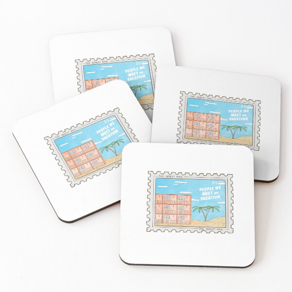 Item preview, People We Meet On Vacation Stamp designed and sold by sketchedby rach.