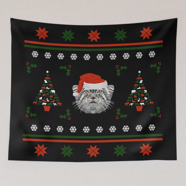 Item preview, Ugly Christmas Sweater - Pallas Cat designed and sold by GeoCreate.