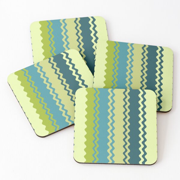 Item preview, Beautiful green, colorful stripes. designed and sold by mikistudio.