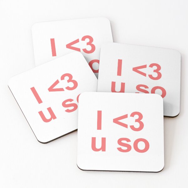 Item preview, I love you so - Red designed and sold by Daikon.
