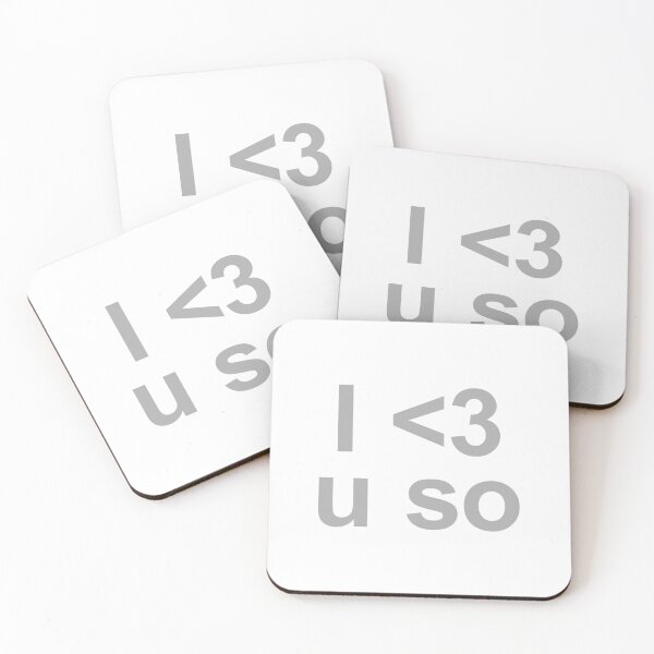 Item preview, I love you so - Grey designed and sold by Daikon.