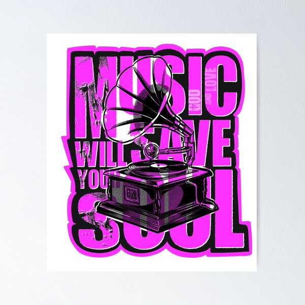 Item preview, Music Will Save Your Soul designed and sold by phycogus.