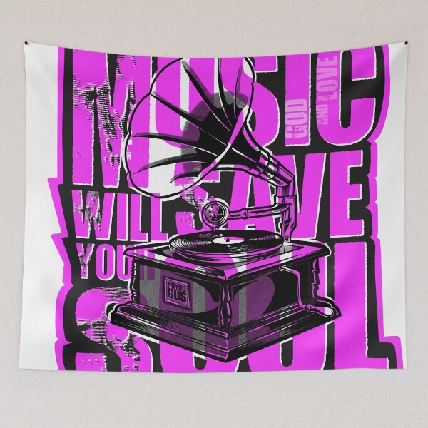 Item preview, Music Will Save Your Soul designed and sold by phycogus.