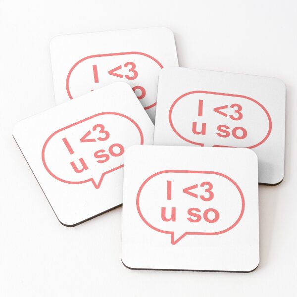 Item preview, I love you so - Red message outline designed and sold by Daikon.