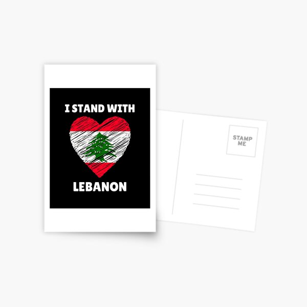 Item preview, I Stand With Lebanon designed and sold by ANNINOART ⭐⭐⭐⭐⭐.