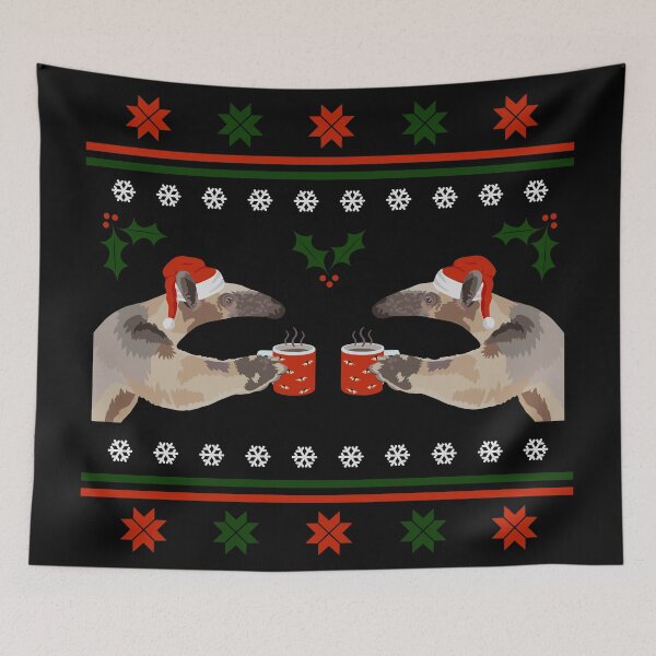 Item preview, Ugly Christmas Sweater - Tamandua designed and sold by GeoCreate.