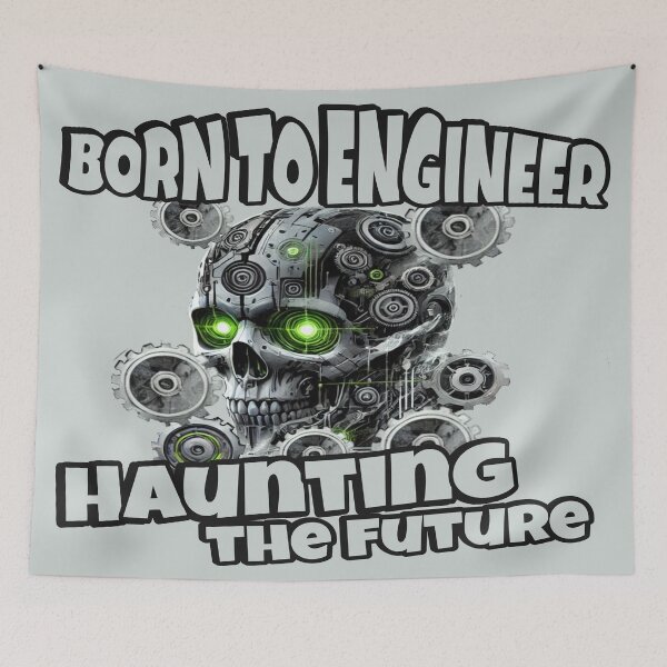 Item preview, Born to Engineer, Haunting the Future- Halloween Engineer designed and sold by Rajasekar.
