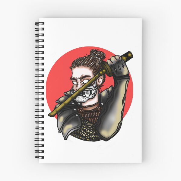 Item preview, Samurai warrior on red background designed and sold by RLalegre.