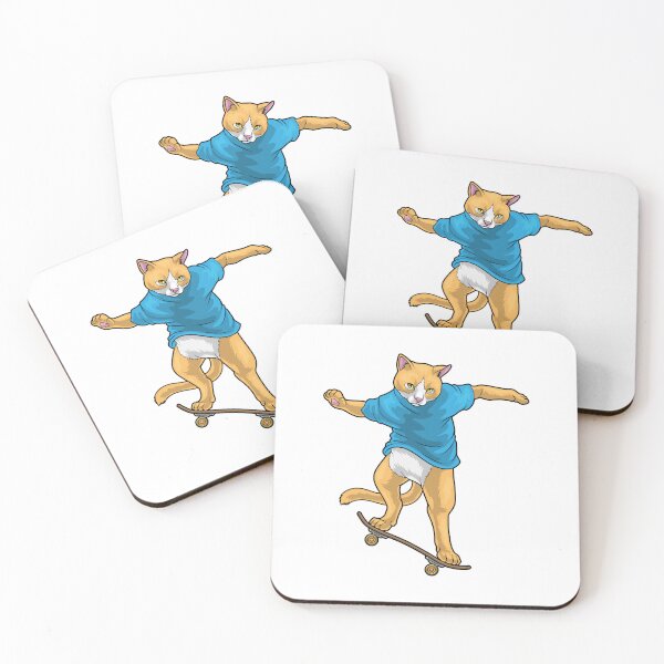 Item preview, Cat Skater Skateboard designed and sold by Snabdesign84.