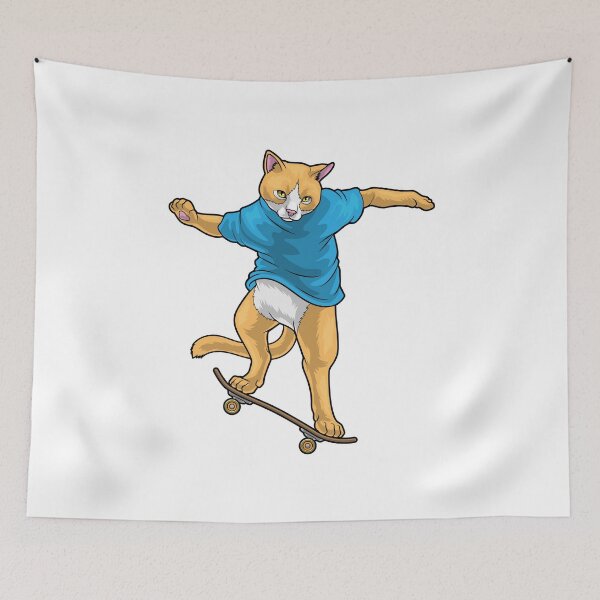 Item preview, Cat Skater Skateboard designed and sold by Snabdesign84.