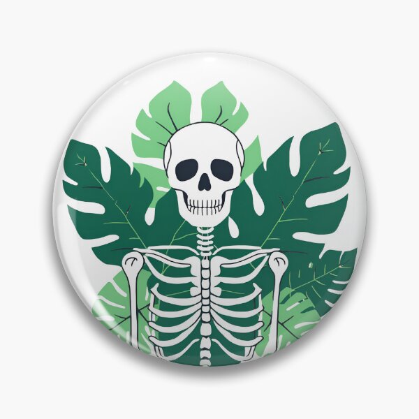 Item preview, Monstera Skeleton, Skeleton and flovers designed and sold by DotisDreams.