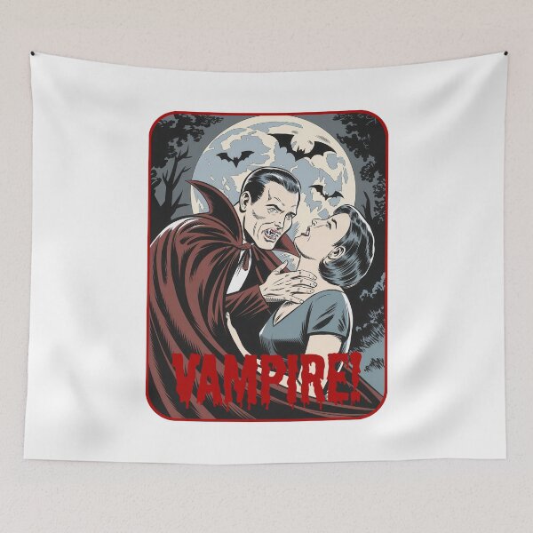 Aperçu de l'œuvre Vampire rétro créée et vendue par Angry Swan Designs.