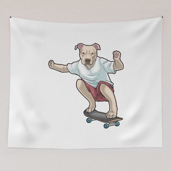 Item preview, Pitbull Skater Skateboard designed and sold by Snabdesign84.