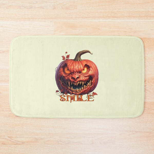 Item preview, Smile, says the scary pumpkin showing off its sharpe teeth designed and sold by LoneAngel.