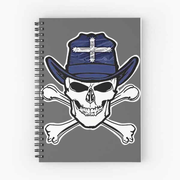 Item preview, Australian Eureka Stockade Skull & cross Bones with Hat Flag designed and sold by RENAGADE4LYF.