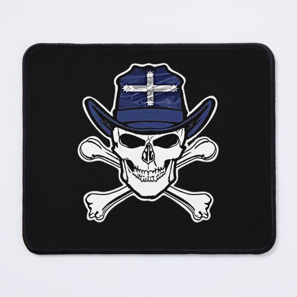Item preview, Australian Eureka Stockade Skull & cross Bones with Hat Flag designed and sold by RENAGADE4LYF.