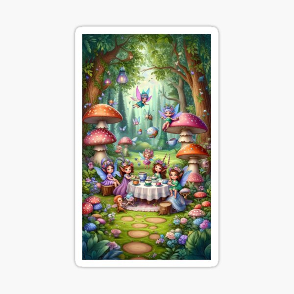 Item preview, Fairy Tea Party: A Magical Gathering designed and sold by TeslaSt0re.