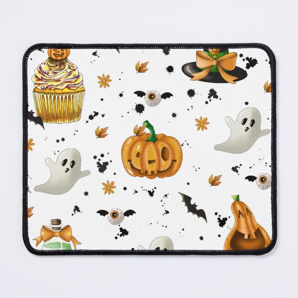 Item preview, Halloween cute ghosts and pumpkin pattern - spooky and fun design designed and sold by Lucia85.
