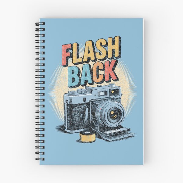 Item preview, Retro "FLASH BACK" Analog Camera – Distressed Retro Photography Design designed and sold by paulo silveira.
