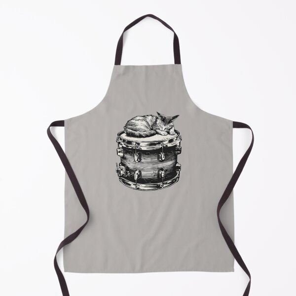 Item preview, Cat Drum Kitty Sleeping On Snare Drum designed and sold by wowwowmeow.