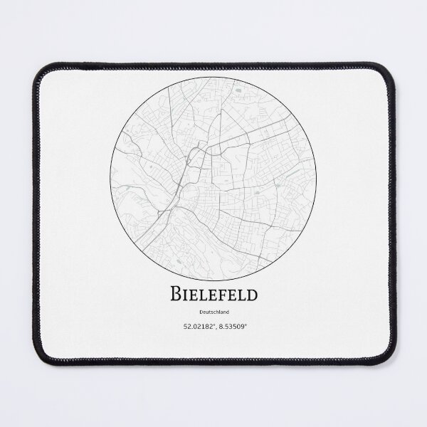Item preview, Topography of Bielefeld designed and sold by JohnnysHeath.