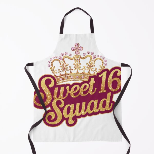 Item preview, "Sweet 16 Squad - Gold Crown Birthday Party Design" designed and sold by kawin302.
