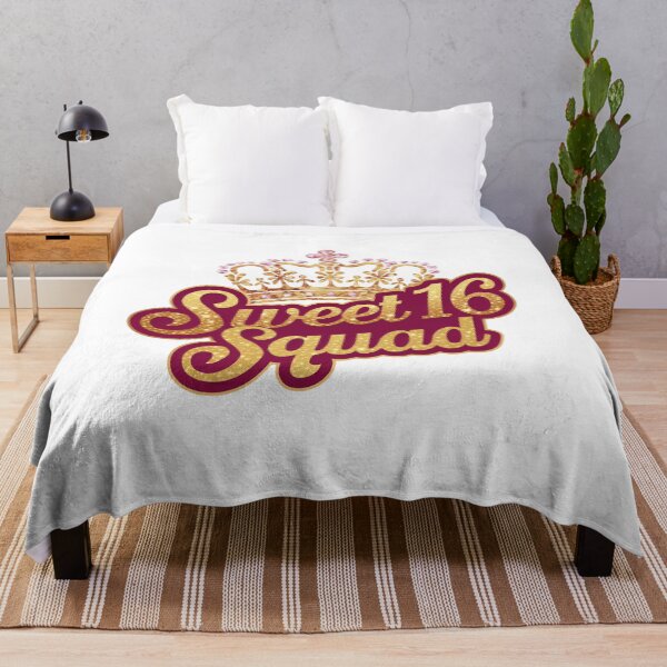 Item preview, "Sweet 16 Squad - Gold Crown Birthday Party Design" designed and sold by kawin302.