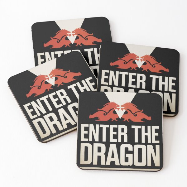 Item preview, Minimalist Enter the Dragon Poster - Martial Arts Classic designed and sold by DigitalDuskCo.
