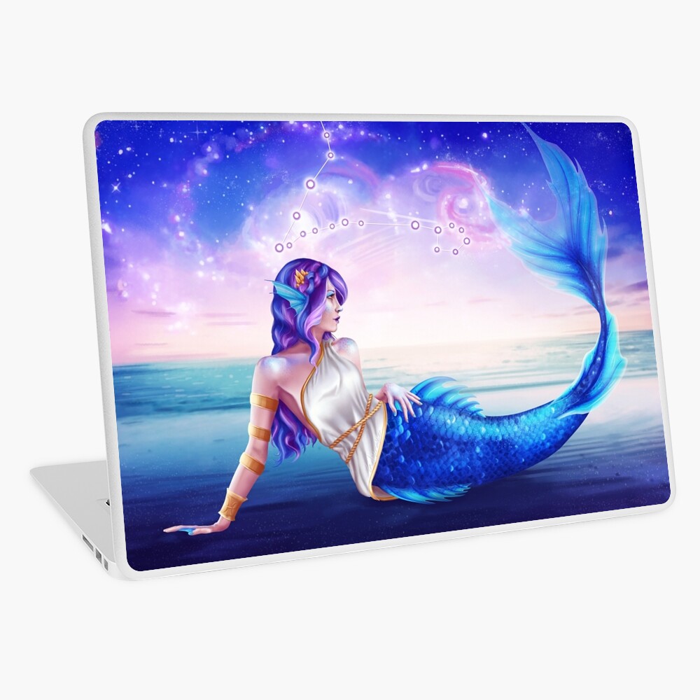 Pisces OC - 12 Zodiac Ladies Laptop Skin