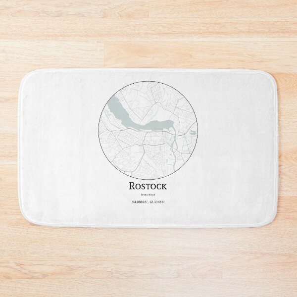 Item preview, Topography of Rostock designed and sold by JohnnysHeath.