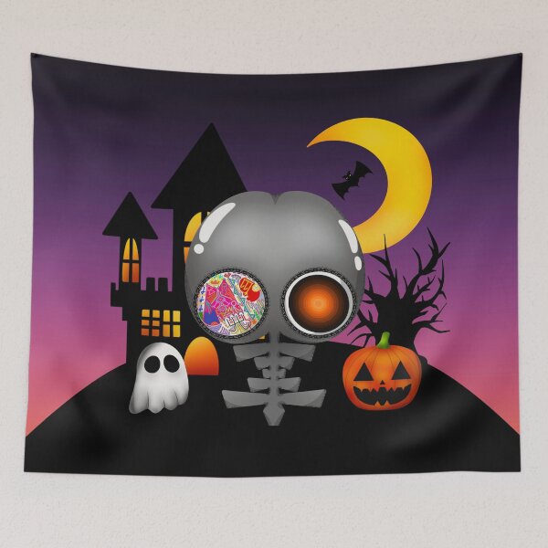 Item preview, Halloween style Demeka-chan designed and sold by Demeka-chan.