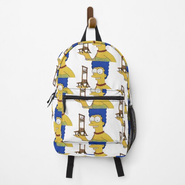 Item preview, Marge Simpson holding a small guillotine “I think they’re neat” designed and sold by loveleia.