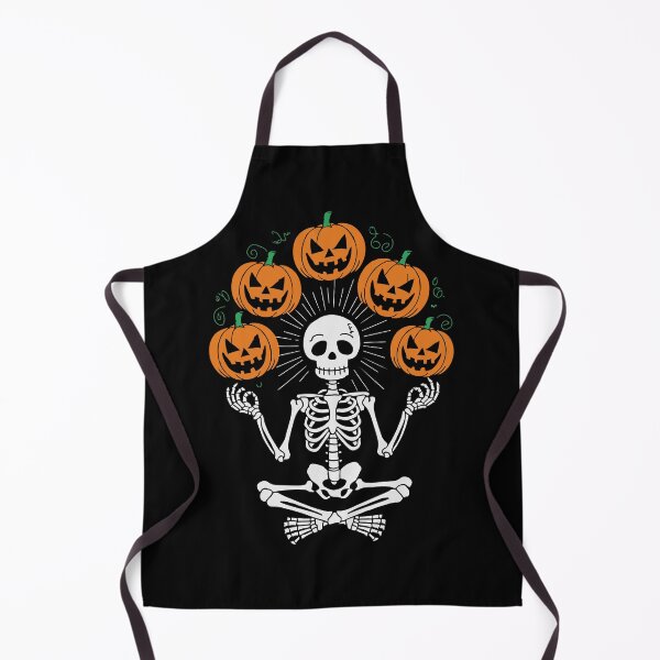 Item preview, Meditating Skeleton Juggling Pumpkins designed and sold by Easy-Logo.