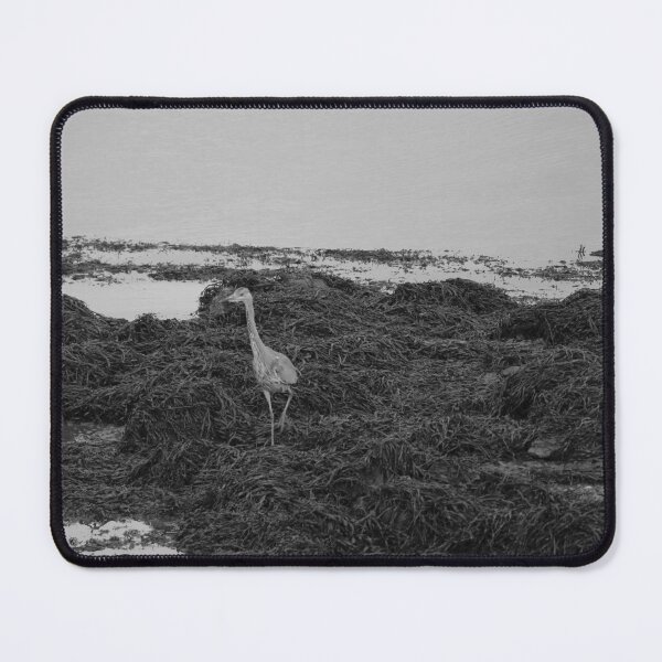 Item preview, Grey Heron Donegal Ireland Black and White designed and sold by eddiebarronshop.