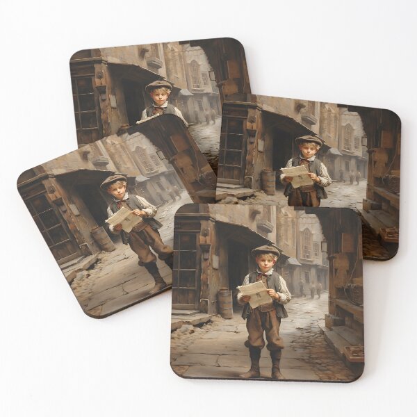 Item preview, Victorian - Newspaper Boy designed and sold by KootenayDesigns.
