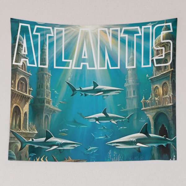 Item preview, Atlantis: The Lost Civilization Beneath the Sea designed and sold by GrizzlyCollective.