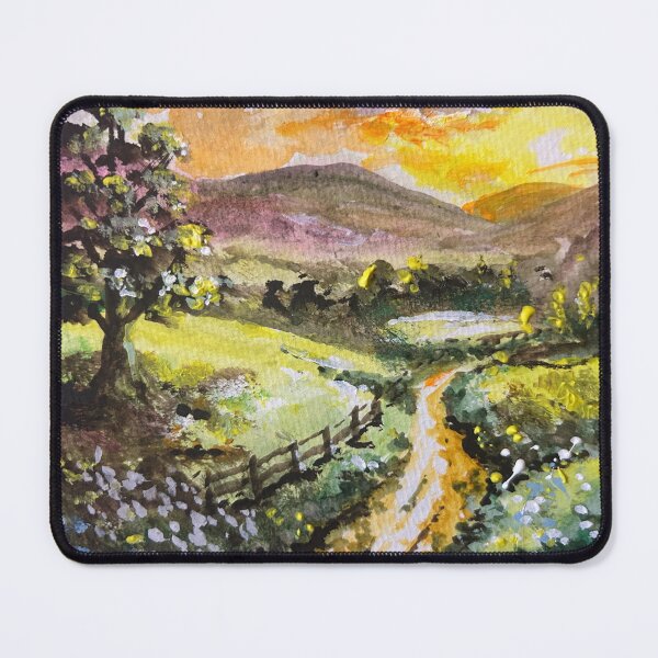 Item preview, Trail To The Pond Landscape Painting designed and sold by TheArtCave.
