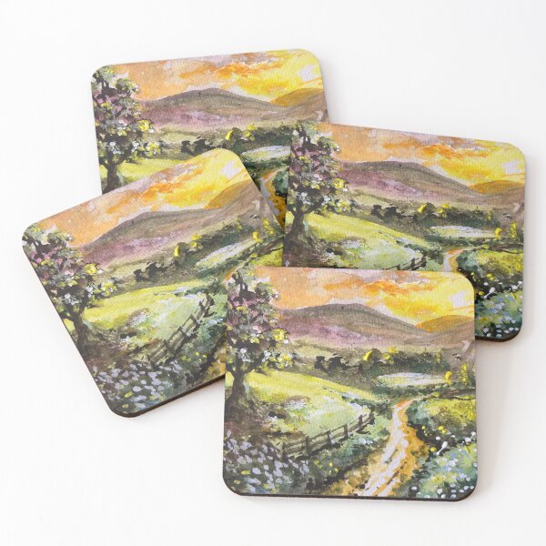 Item preview, Trail To The Pond Landscape Painting designed and sold by TheArtCave.